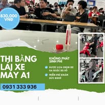 NHỮNG LỊCH THI LẤY BẰNG XE MÁY CUỐI NĂM 2025